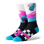 Heat Wave Racer Socks // Black (S)