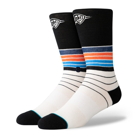 Thunder Baseline Socks // Multicolor (M)