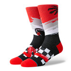 Raptors Wave Racer Socks // Black (M)