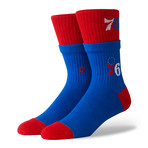 Sixers Double Double Socks // Blue (S)