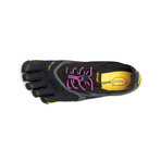 Women's // V-Run Shoes // Black + Yellow + Purple (Euro: 42)