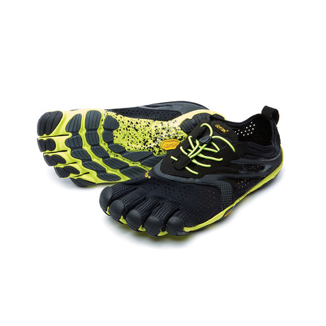 V-Run Shoes // Black + Yellow (Euro: 40)