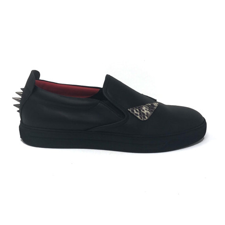 Fendi // Bag Bugs Slip-On Sneakers V1 // Black (UK: 5)