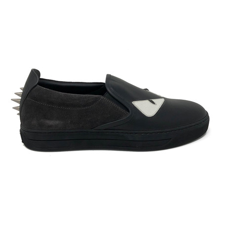 Fendi // Bag Bugs Sneakers V2 // Black (UK: 5)