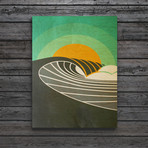 "Point Break (Sunrise)" Wood Print (12”W x 16”H x .75"D)