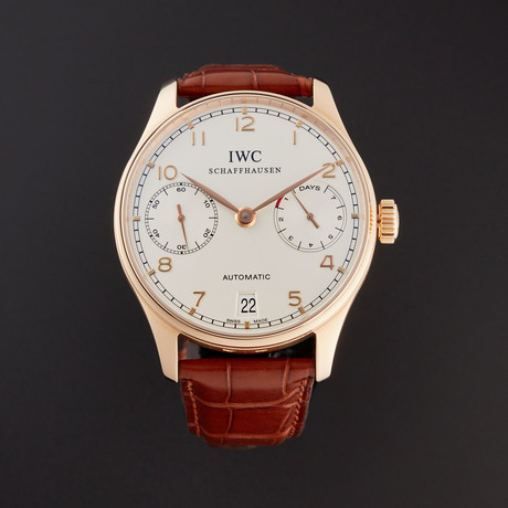 IWC Portuguese 7 Day Automatic // IW5001-01 // Pre-Owned