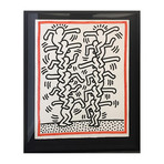 Keith Haring // Three Lithographs (Ladderman) // 1985