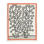 Keith Haring // Three Lithographs (Ladderman) // 1985