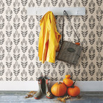 Folk Tulip Peel + Stick Wallpaper