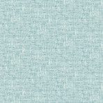 Aqua Poplin Texture Peel + Stick Wallpaper