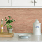 Tibetan Grasscloth Spice Peel + Stick Wallpaper