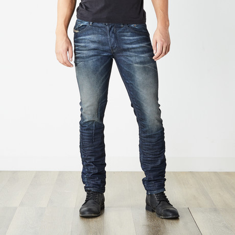 Belther Reg Slim Tapered Jeans // Dark Blue // 32" Inseam (26WX32L)