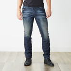 Belther Reg Slim Tapered Jeans // Dark Blue // 32" Inseam (28WX32L)