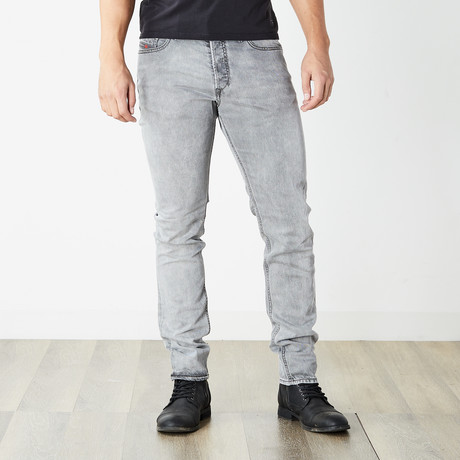 Tepphar Slim Carrot Jeans // Medium Gray // 32" Inseam (26WX32L)
