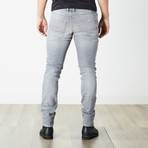 Tepphar Slim Carrot Jeans // Medium Light Gray // 30" Inseam (29WX30L)