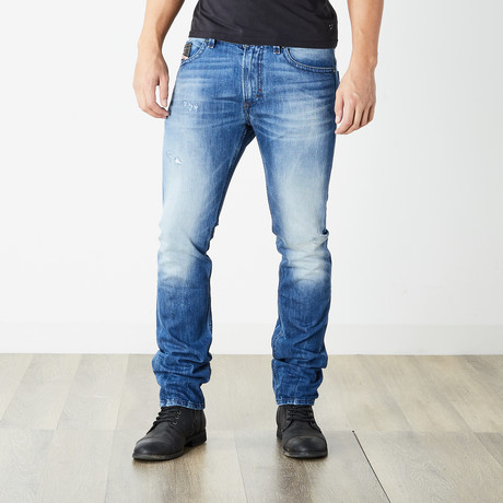 Thavar Slim Skinny Jeans // Blue // 32" Inseam (26WX32L)