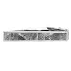 Meteorite Tie Clip // Sterling Silver