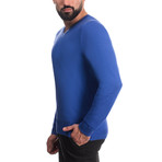 V-Neck Sweater // Bright Blue (S)