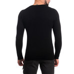 V-Neck Sweater // Black (S)