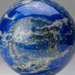 Large // Genuine Polished // Lapis Lazuli Sphere + Round Acrylic Stand