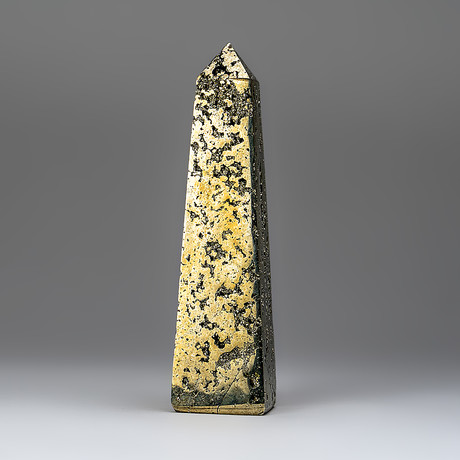 Genuine Polished // Pyrite Obelisk