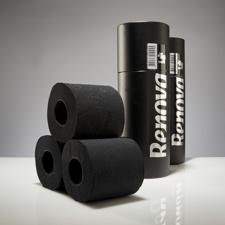 Renova Tissue 3-Pack Gift Tube // Black + Black // Set of 2