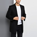 Bruges Overcoat // Black (Large)