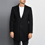 Bruges Overcoat // Black (X-Large)