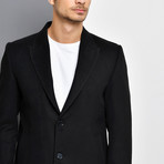 Bruges Overcoat // Black (X-Large)