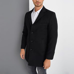 Cannes Overcoat // Black (Small)