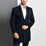 Bruges Overcoat // Dark Blue (2X-Large)