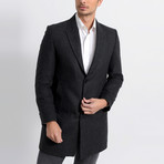 Bruges Overcoat // Patterned Anthracite (Small)
