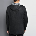 Naples Overcoat // Patterned Anthracite (Small)