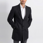 Bruges Overcoat // Patterned Anthracite (Small)