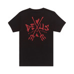 Forks Short Sleeve Shirt // Black (XS)