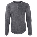 Ashton Long Sleeve Shirt // Anthracite (Medium)