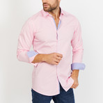 Noe Long Sleeve Button-Up Shirt // Light Pink (Small)