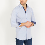 Ethan Long Sleeve Button-Up Shirt // Aqua Blue (2X-Large)