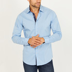 Rick Long Sleeve Button-Up Shirt // Azure Blue (Small)