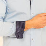 Ethan Long Sleeve Button-Up Shirt // Aqua Blue (Small)