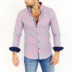 Mark Long Sleeve Button-Up Shirt // Coral (Small)