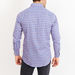 Jacob Long Sleeve Button-Up Shirt // Marine Blue (Small)