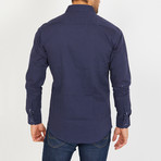 Andrew Long Sleeve Button-Up Shirt // Dusky Brown (Medium)