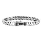 Bali Silver Link Bracelet // Silver