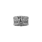 Men's Eagle Band Ring // Silver (12)
