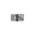 Men's Eagle Band Ring // Silver (10)