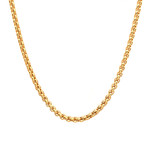 Solid 14K Yellow Gold Round Box Chain // 2.75mm (18")