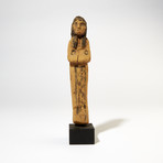 Tall Egyptian Wood Ushabti // New Kingdom, c. 1570 - 1075 BC