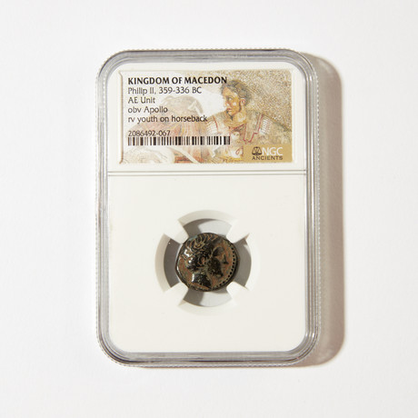 Philip II of Macedon Bronze Coin // c. 359-336 BC