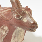 Precolumbian Llama Effigy Bottle // 450 - 550 AD